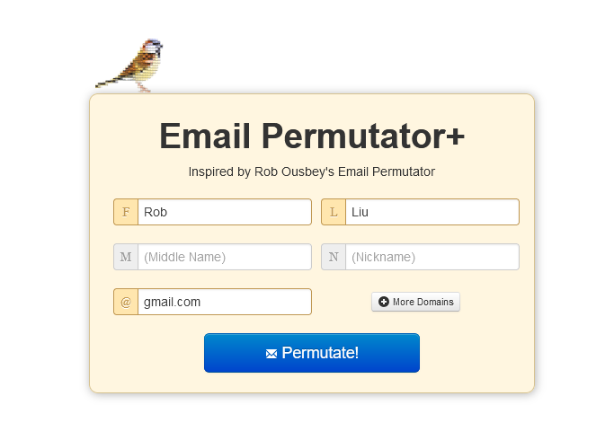 email address by gmail: email permutator tool